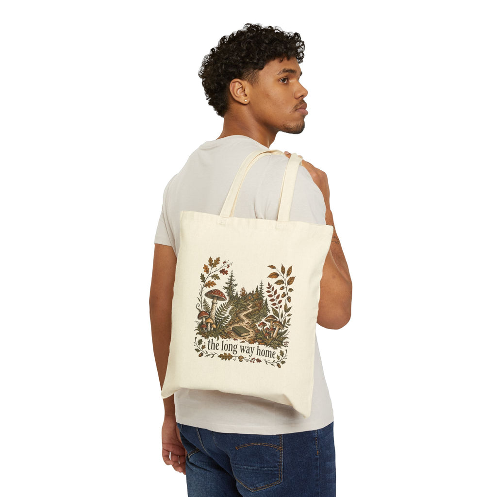 The Long Way Home Canvas Tote
