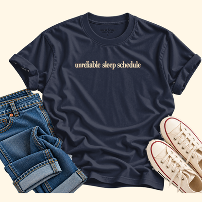 unreliable sleep schedule