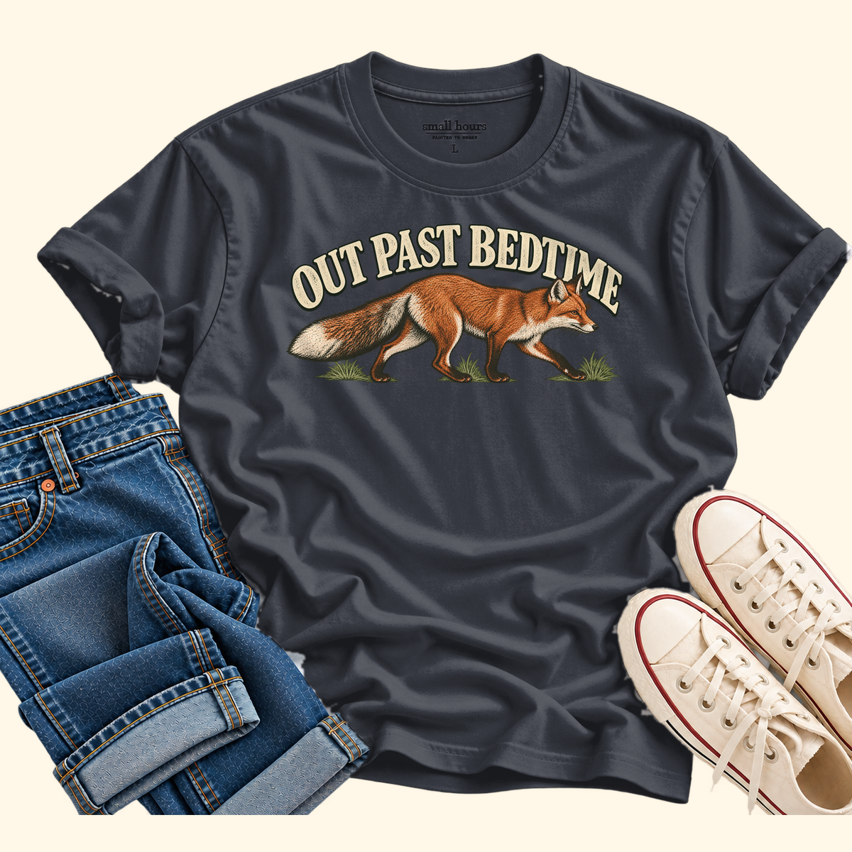 out past bedtime