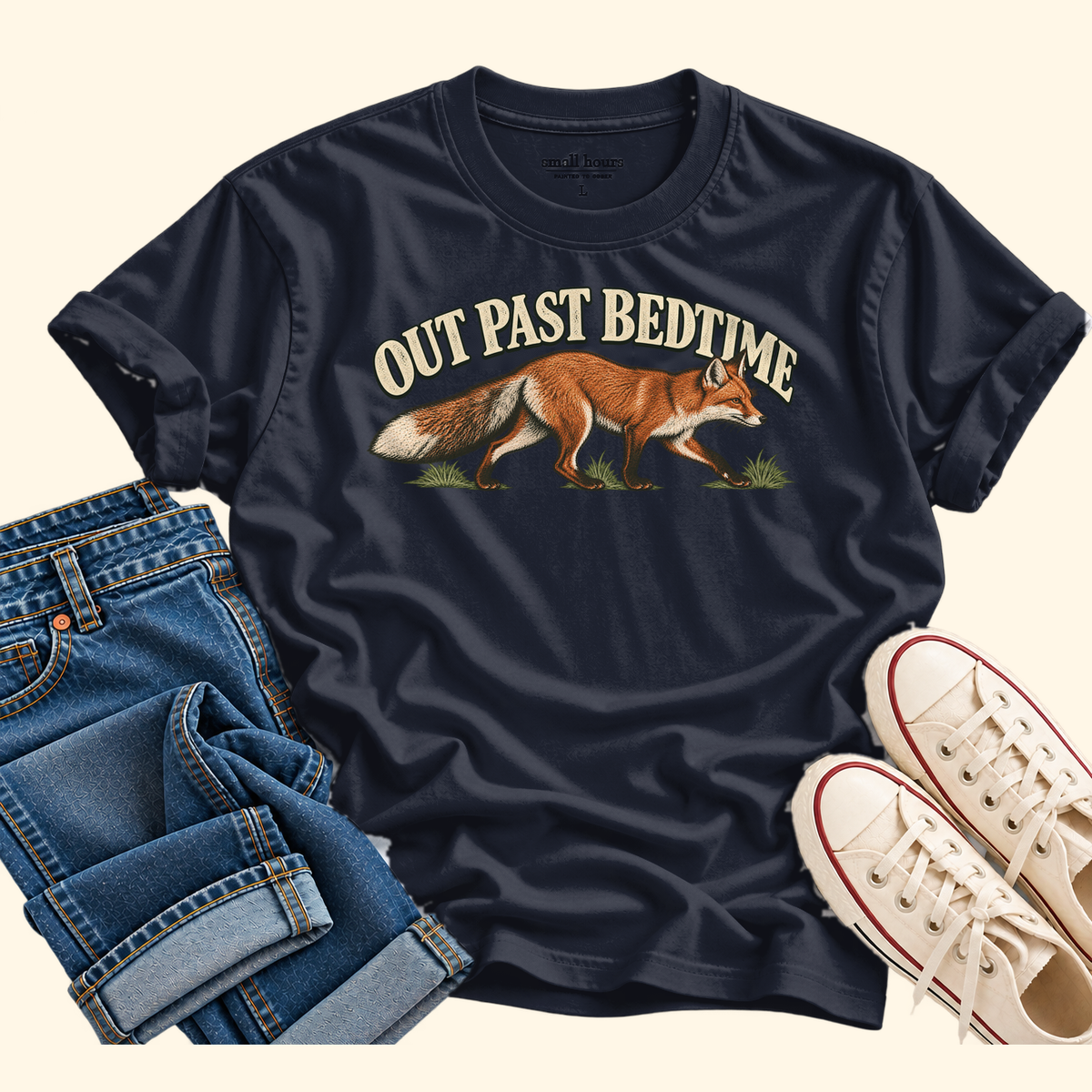 out past bedtime