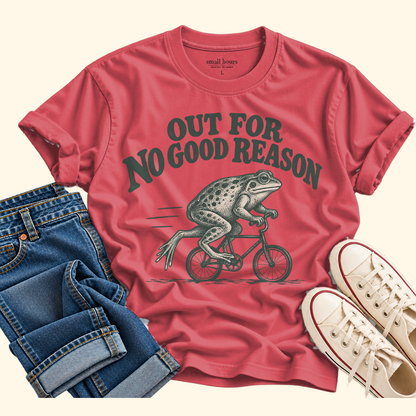 out for no good reason