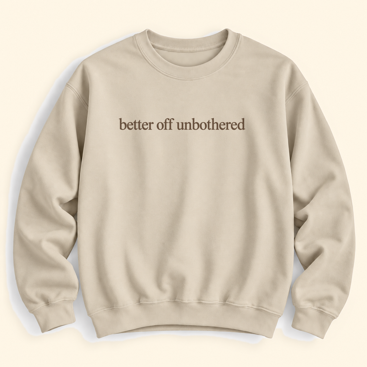 better off unbothered