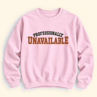 professionally unavailable