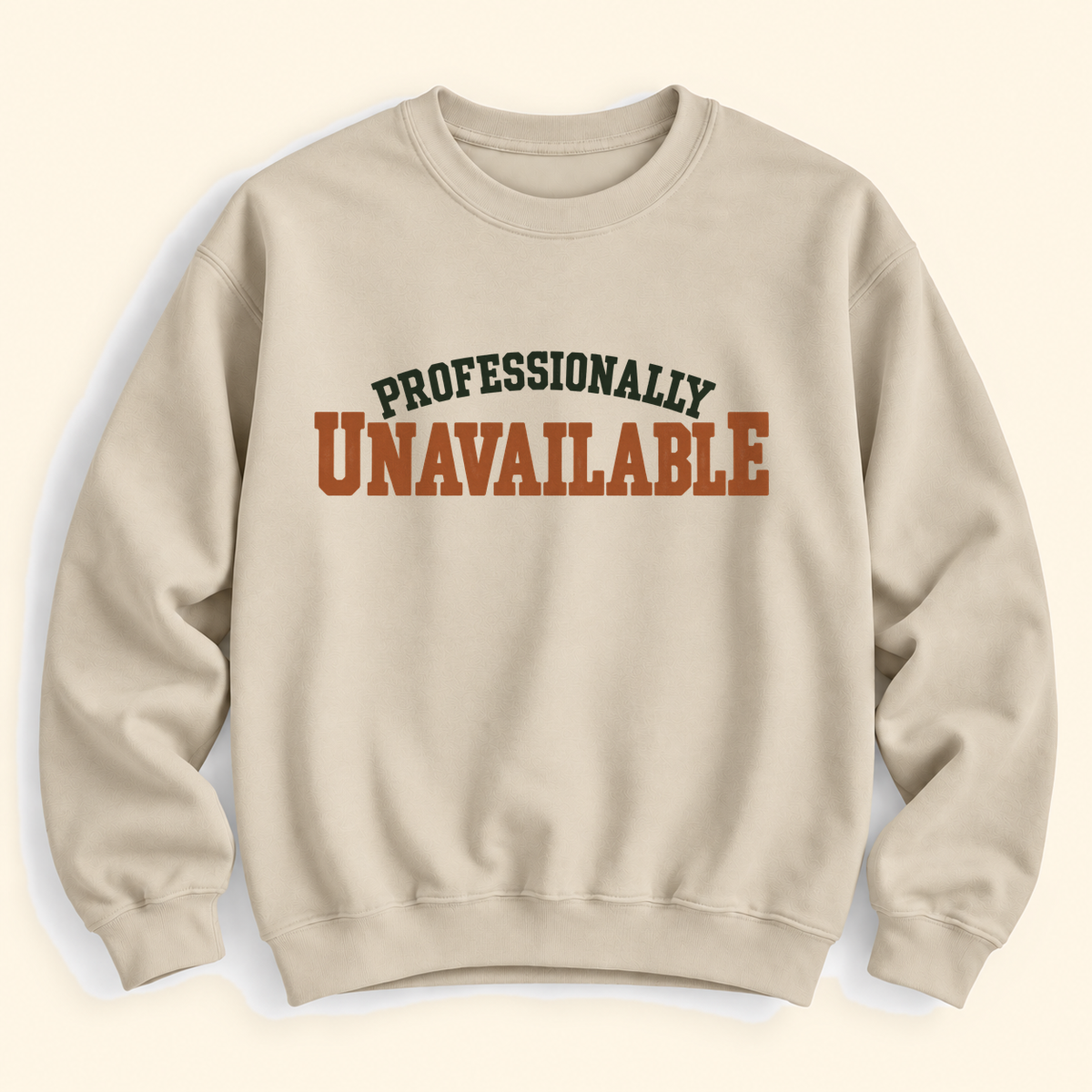 professionally unavailable