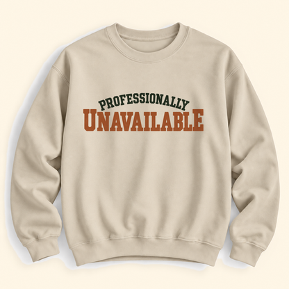 professionally unavailable