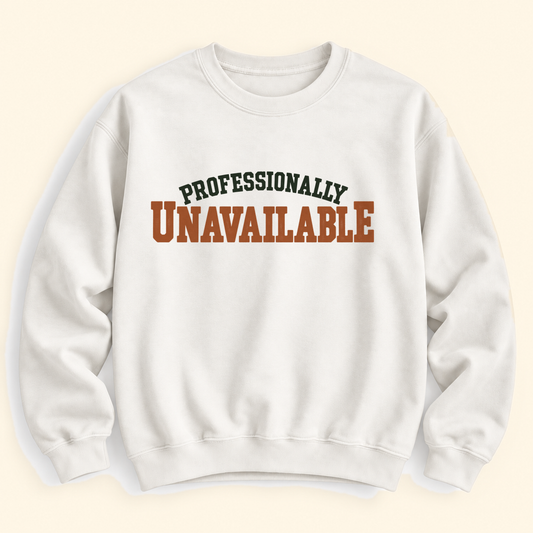 professionally unavailable