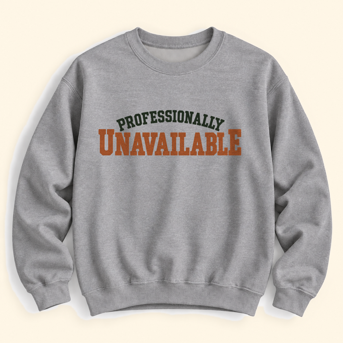 professionally unavailable
