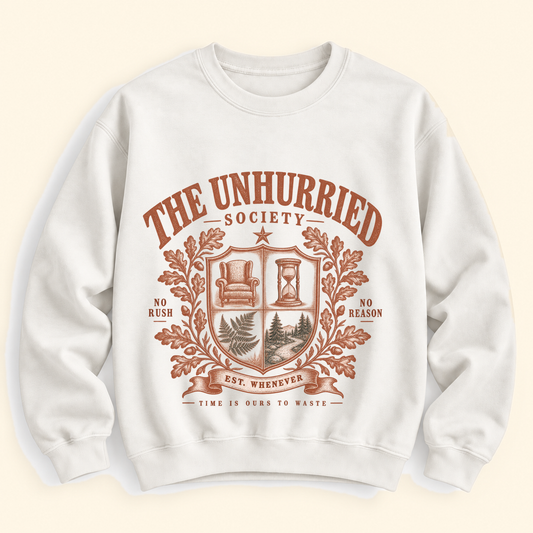 the unhurried society