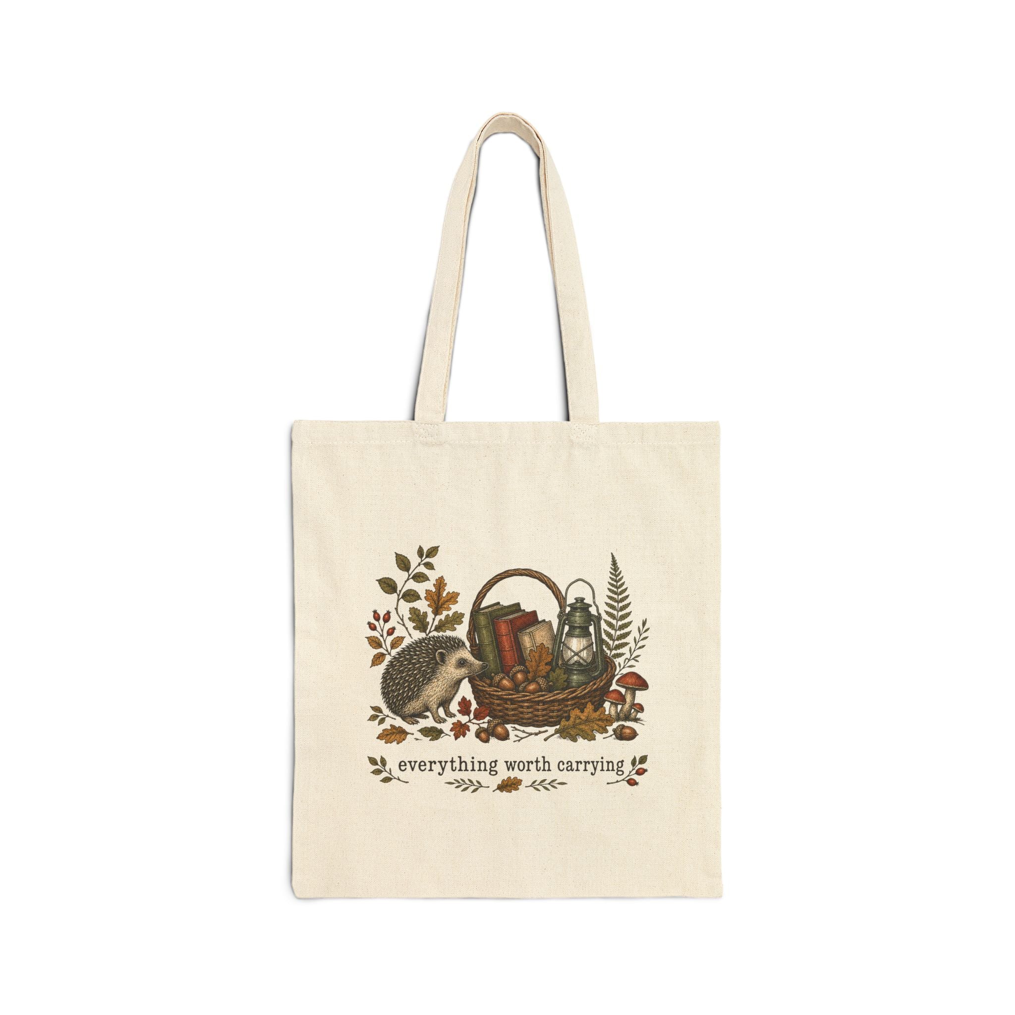 Everything Worth Carrying Canvas Tote