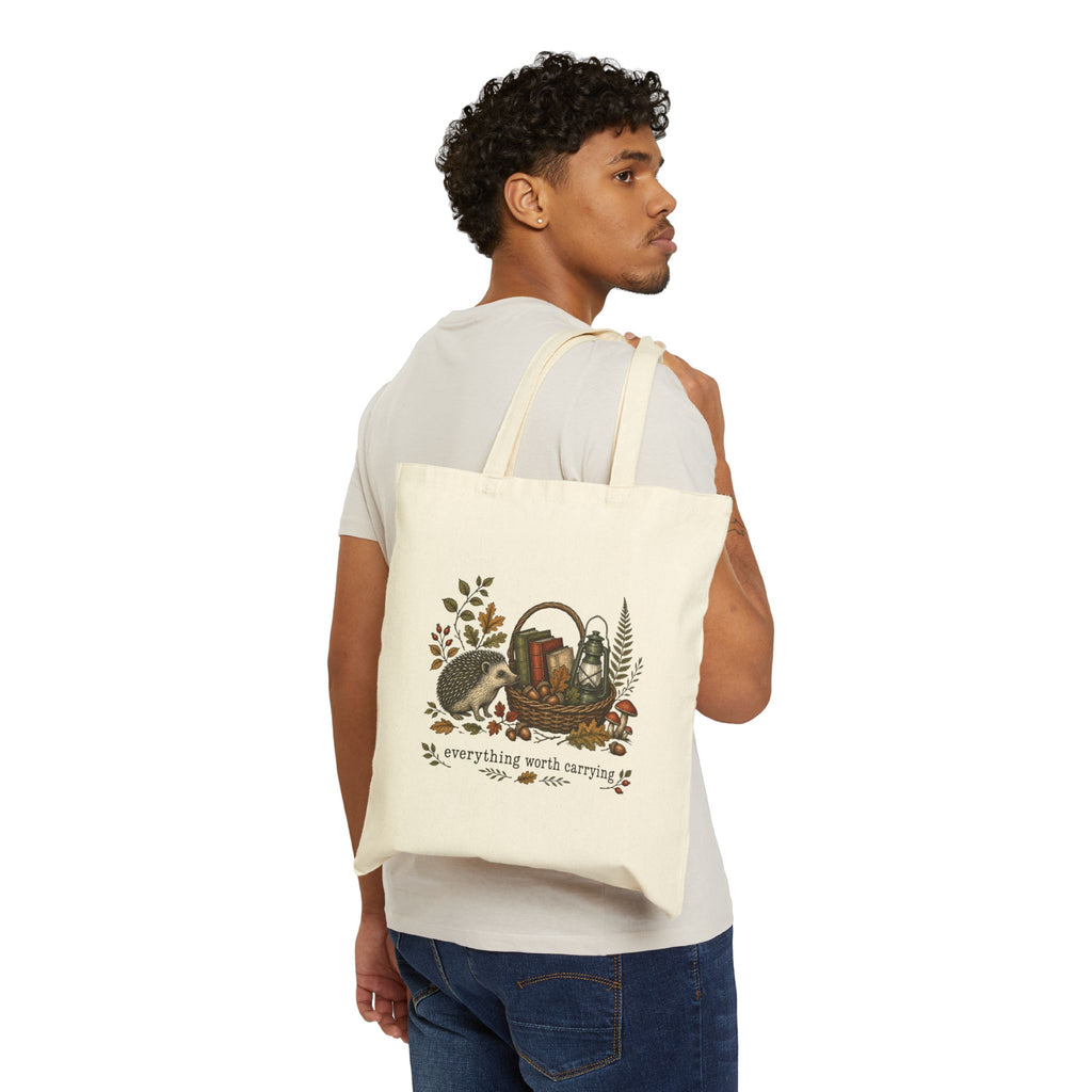 Everything Worth Carrying Canvas Tote