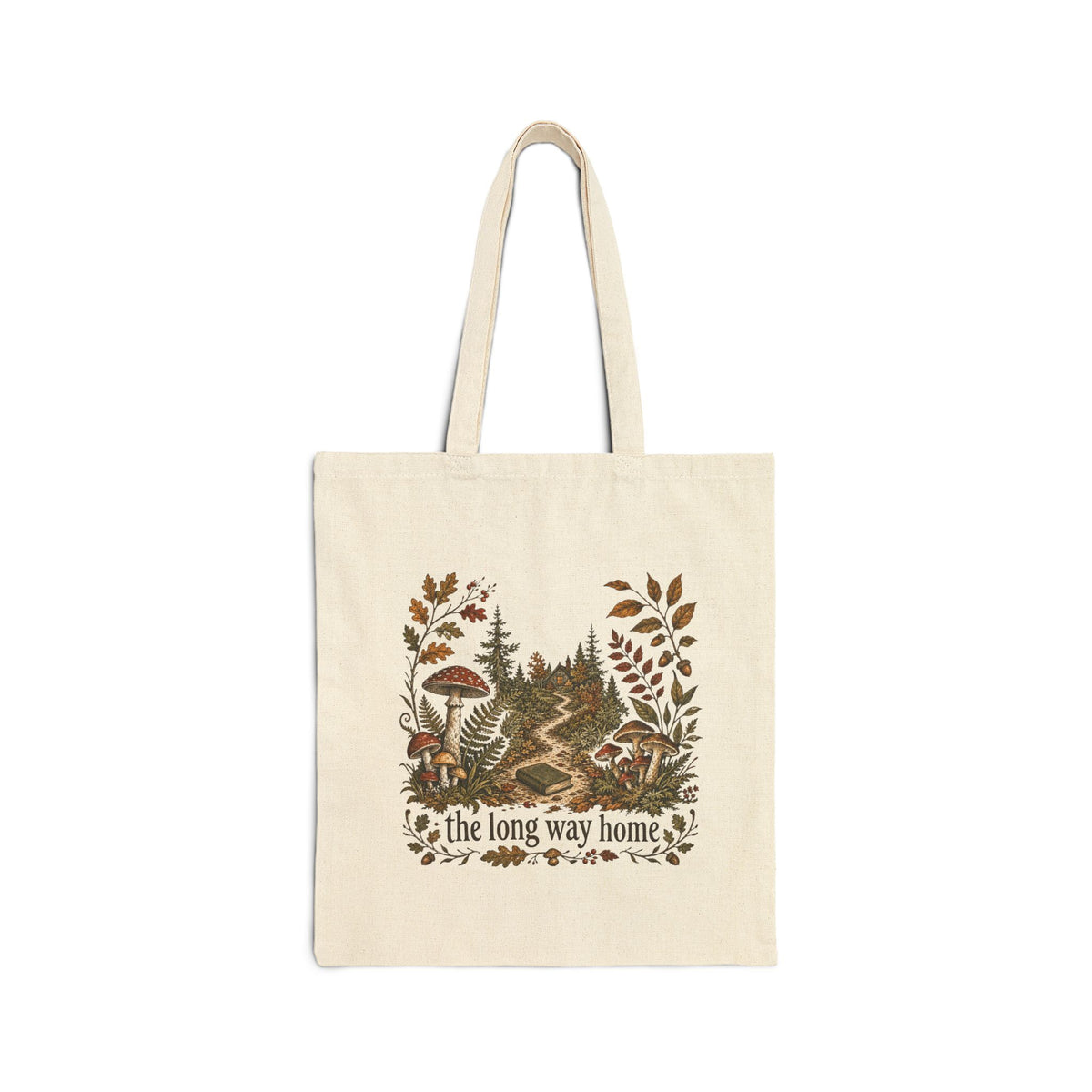 The Long Way Home Canvas Tote